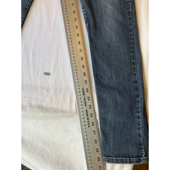 Levi’s Women Skinny Jeans size W29 L32 Blue Mid Rise Stretch Boot Cut - Picture 5 of 12